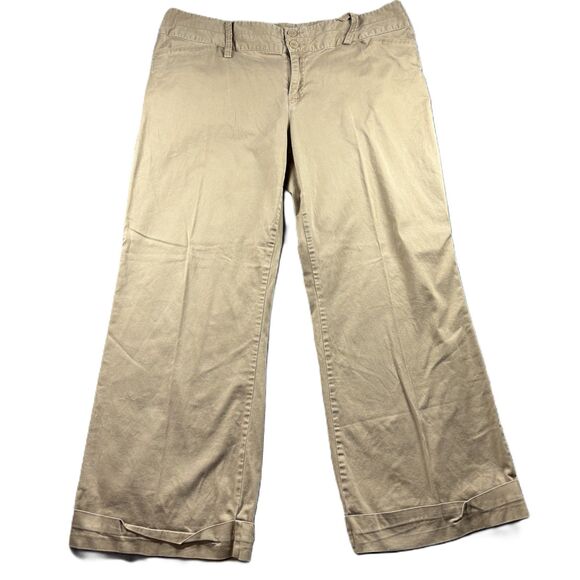Steve & Barry's Pants - Steve & Barry Women Pants Khakis Chinos Wide Leg Cuffed Vintage VTG Size 18 C104